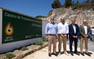 La Diputación refuerza la gestión forestal sostenible con un nuevo centro de biomasa en Yunquera