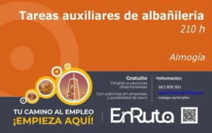 El programa EnRuta llevará a Almogía un curso de albañilería con prácticas en empresas