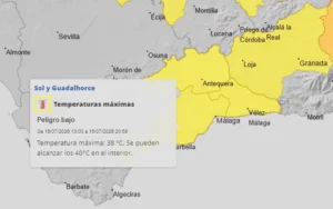 La Aemet activa el aviso amarillo por temperaturas de hasta 40 grados