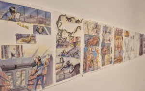 Cinco jóvenes artistas de la Fundación Antonio Gala muestran su obra en Alhaurín el Grande