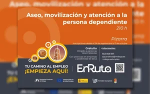 Abierto el plazo para una formación sobre atención a personas dependientes en Pizarra